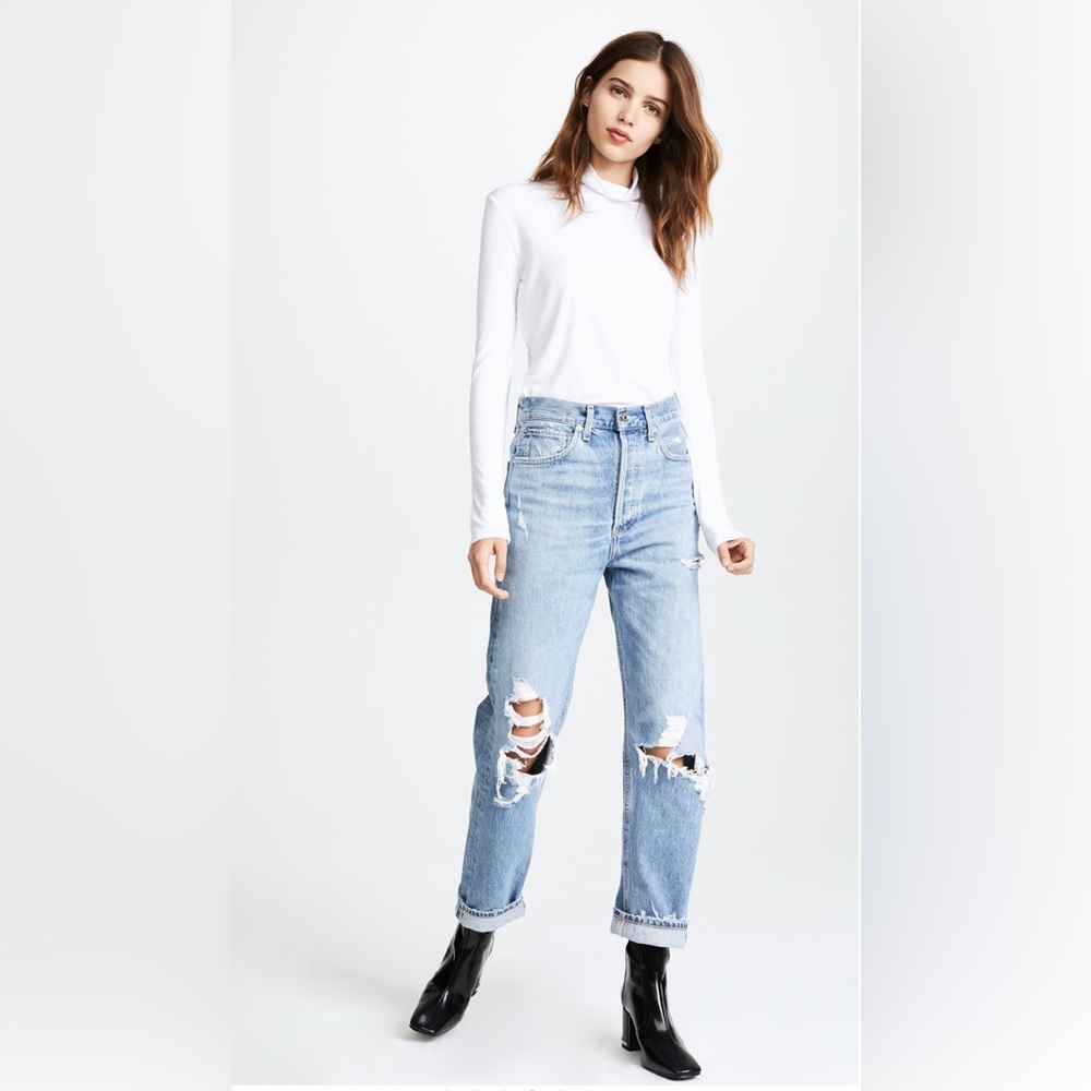 AGOLDE— 90s Mid Rise Straight Fit Jeans